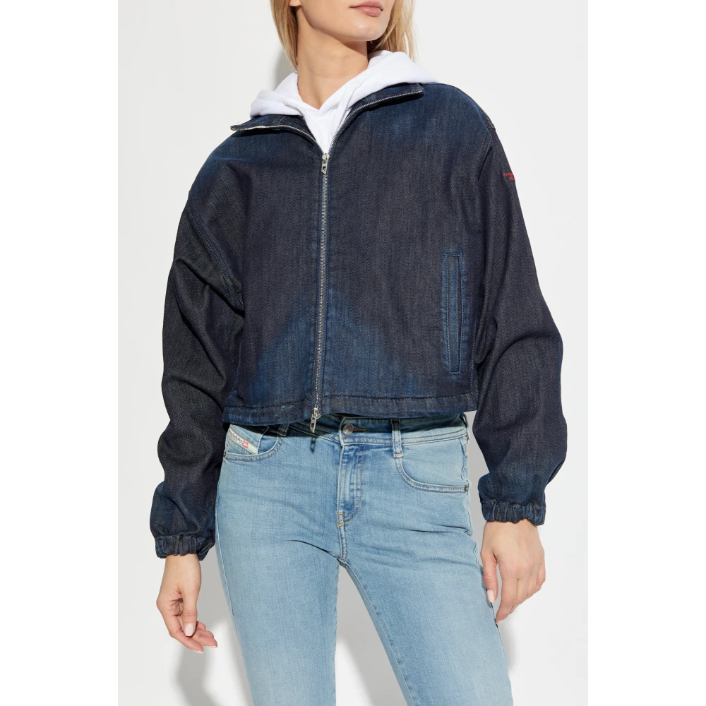 Diesel Denim jas De-Sanderz Blue Dames