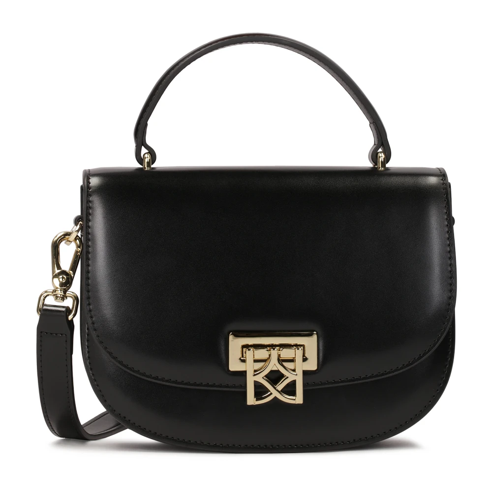Kazar Kleine handtas met handvat en decoratieve sluiting Black Dames