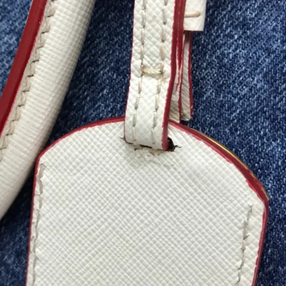 Prada Vintage Pre-owned Leather prada-bags Blue Dames