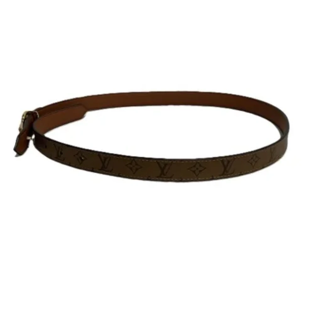 Louis Vuitton Vintage Pre-owned Leather belts Brown Dames