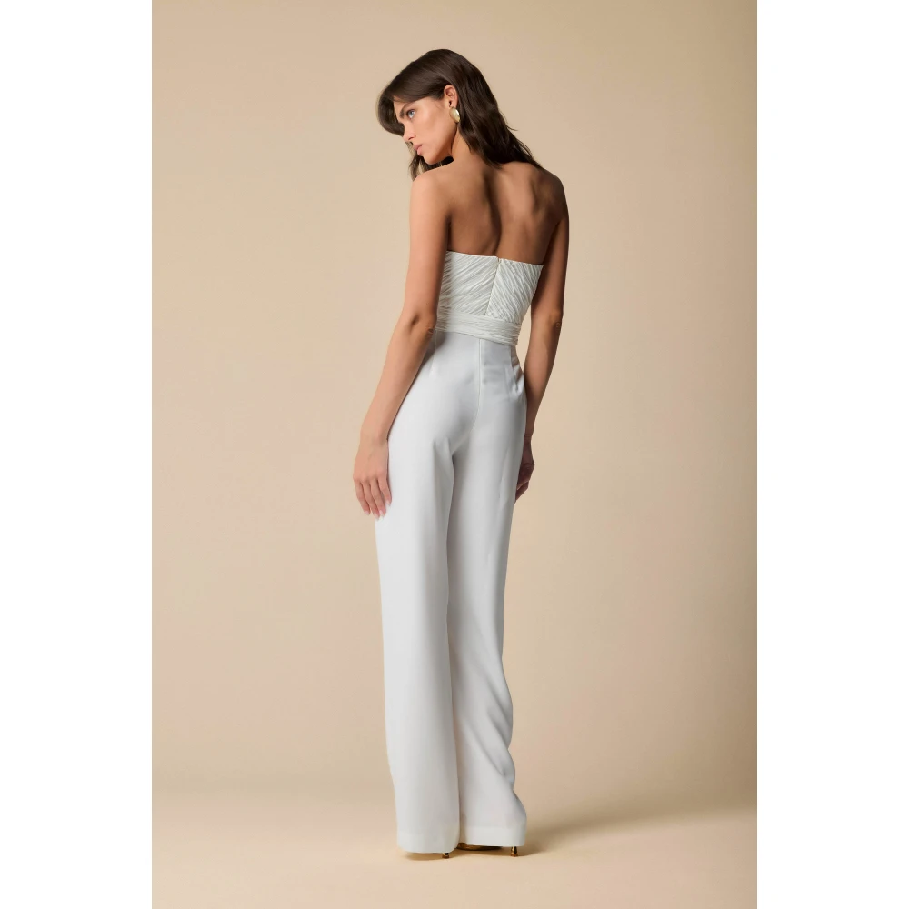 Kocca Stijlvolle Jumpsuits voor Vrouwen White Dames
