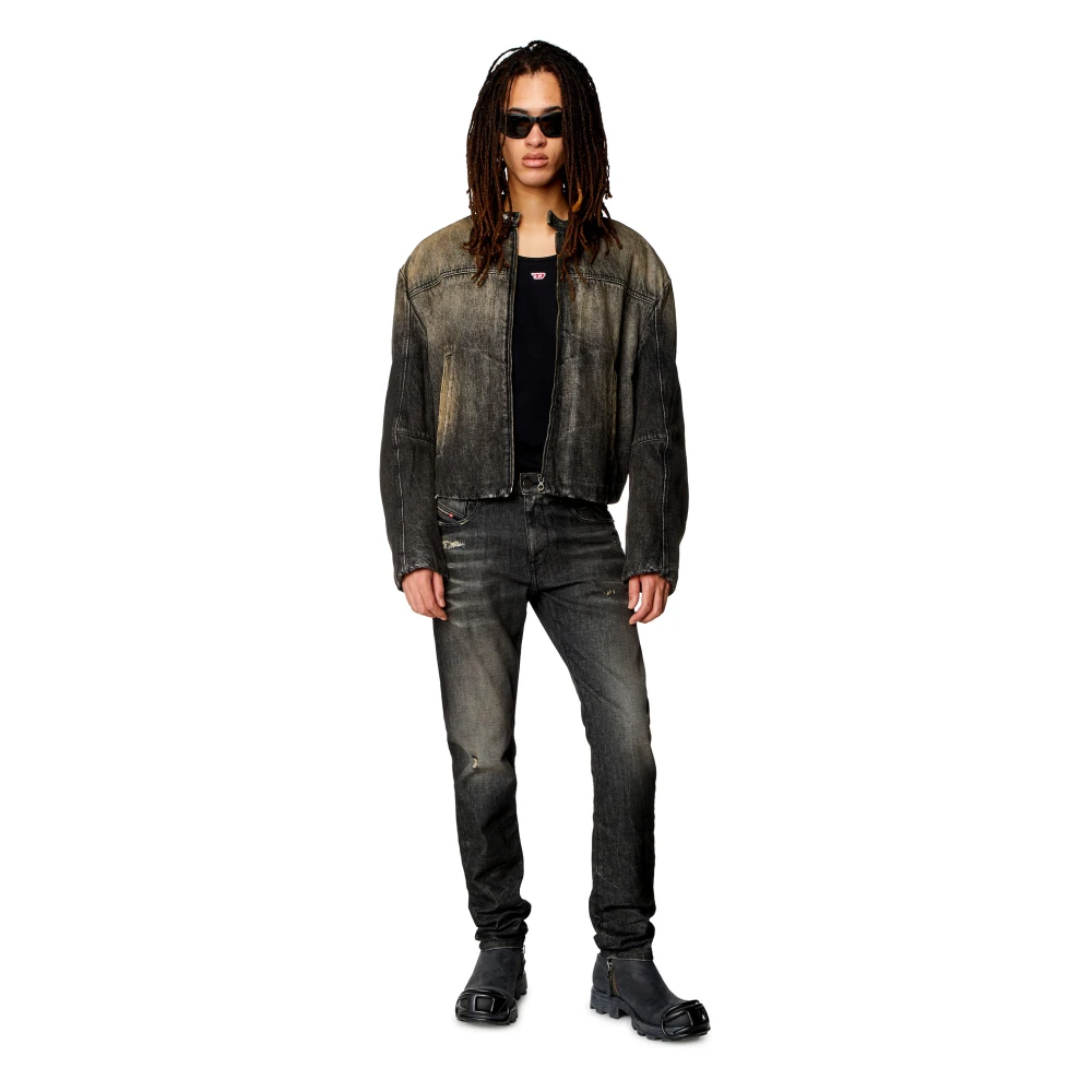 Diesel Slim Jeans 2019 D-Strukt Black Heren