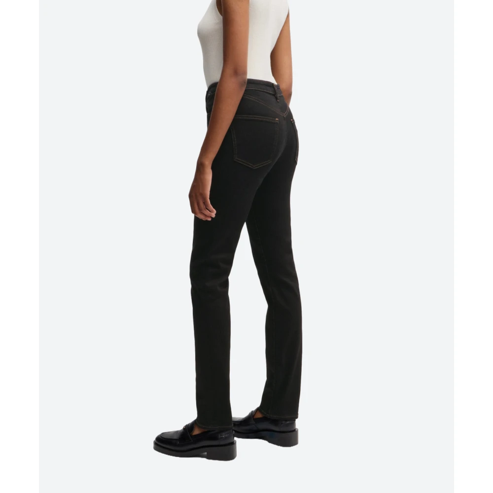Hugo Boss Zwarte slim fit stretch denim jeans Black Dames