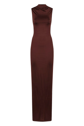 brown-dress-elegant-style