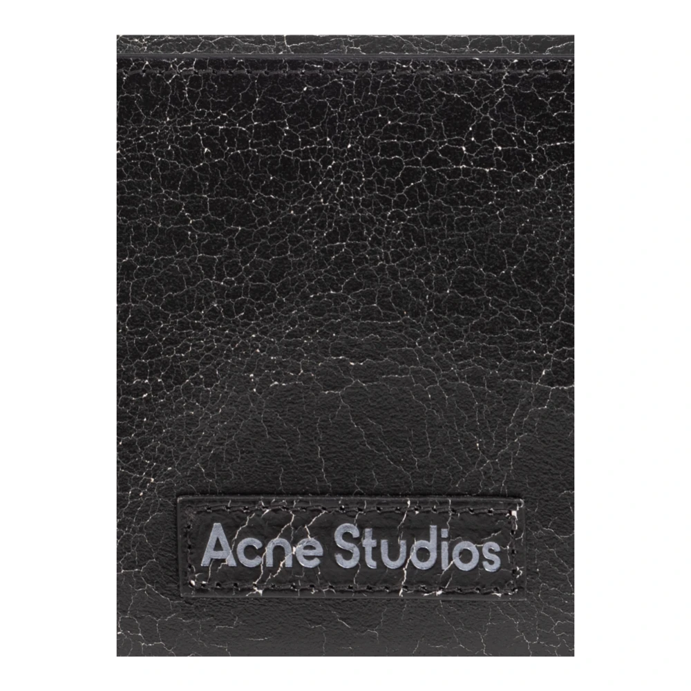 Acne Studios Portemonnee met logo Black Unisex