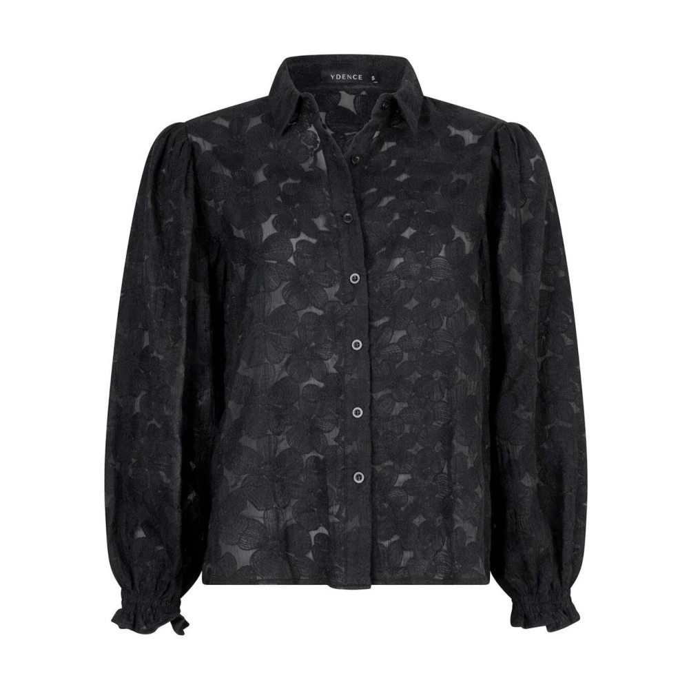 Ydence Birdie Lange Mouw Blouse Black Dames