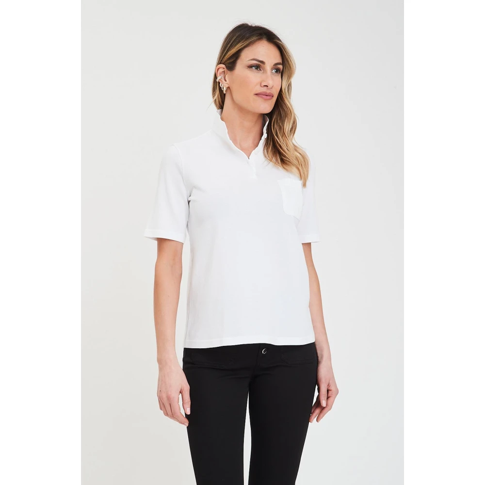 Gran Sasso Polo Shirt met Zak White Dames