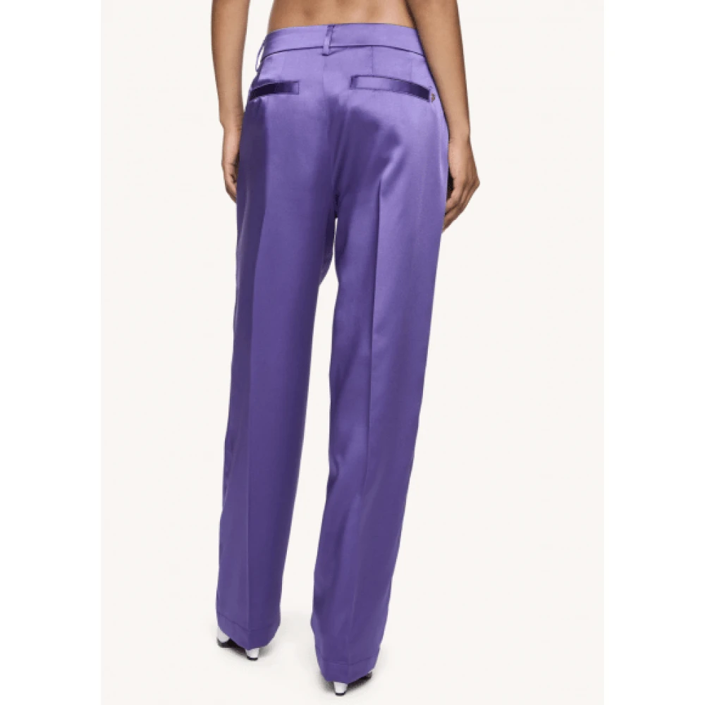 Dondup Trousers Purple Dames