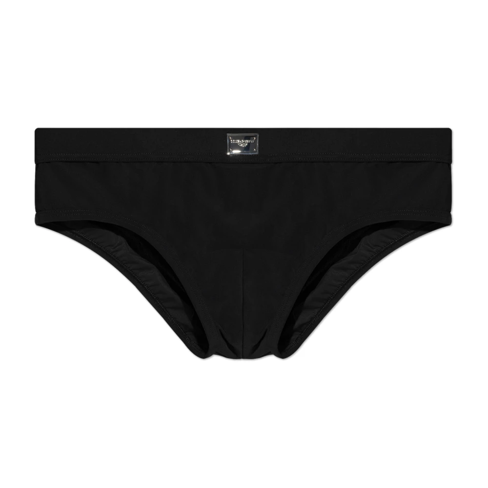 Dolce & Gabbana Herren Schwarz Bademode, K, Sgröße: