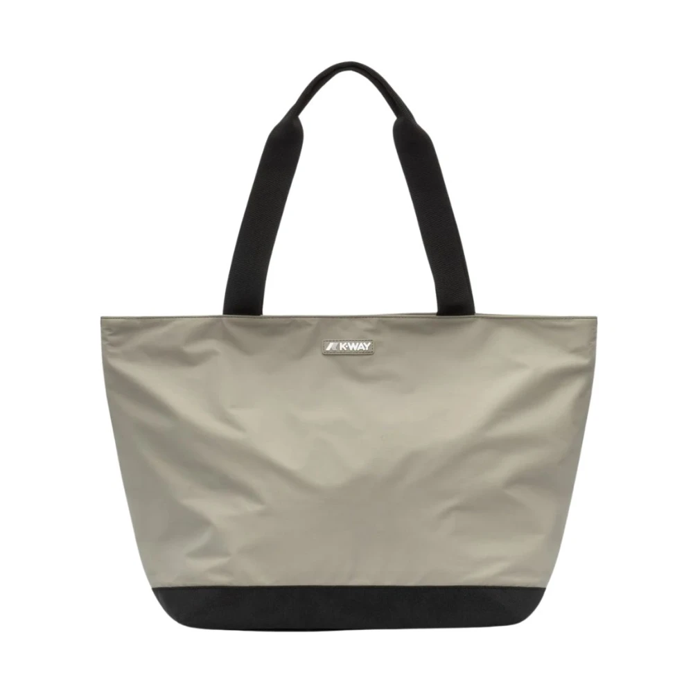 K-Way Vrouw Beige Tassen Dames, One Size, Polyester, Clere Tote Bag