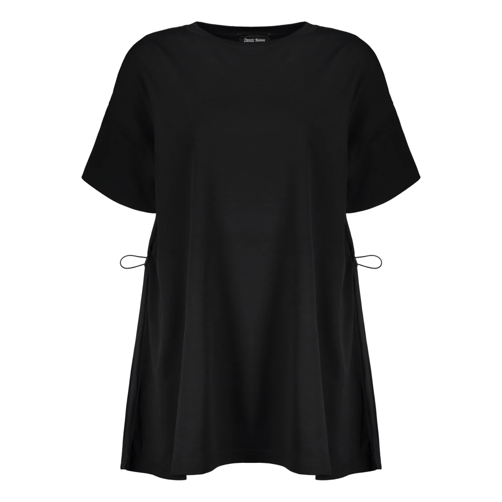 Herno - Tops > T-Shirts - Black - Herno - Modalova