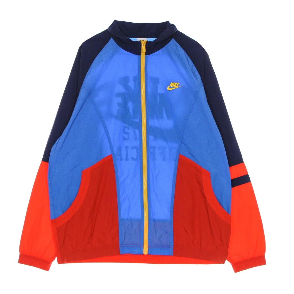 Nike Trend Unlined Trainingsjack Blauw Goud Multicolor Heren