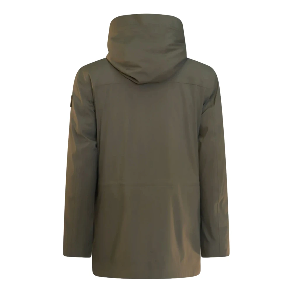 add Gewatteerde Multi-Layer Jas Green Heren
