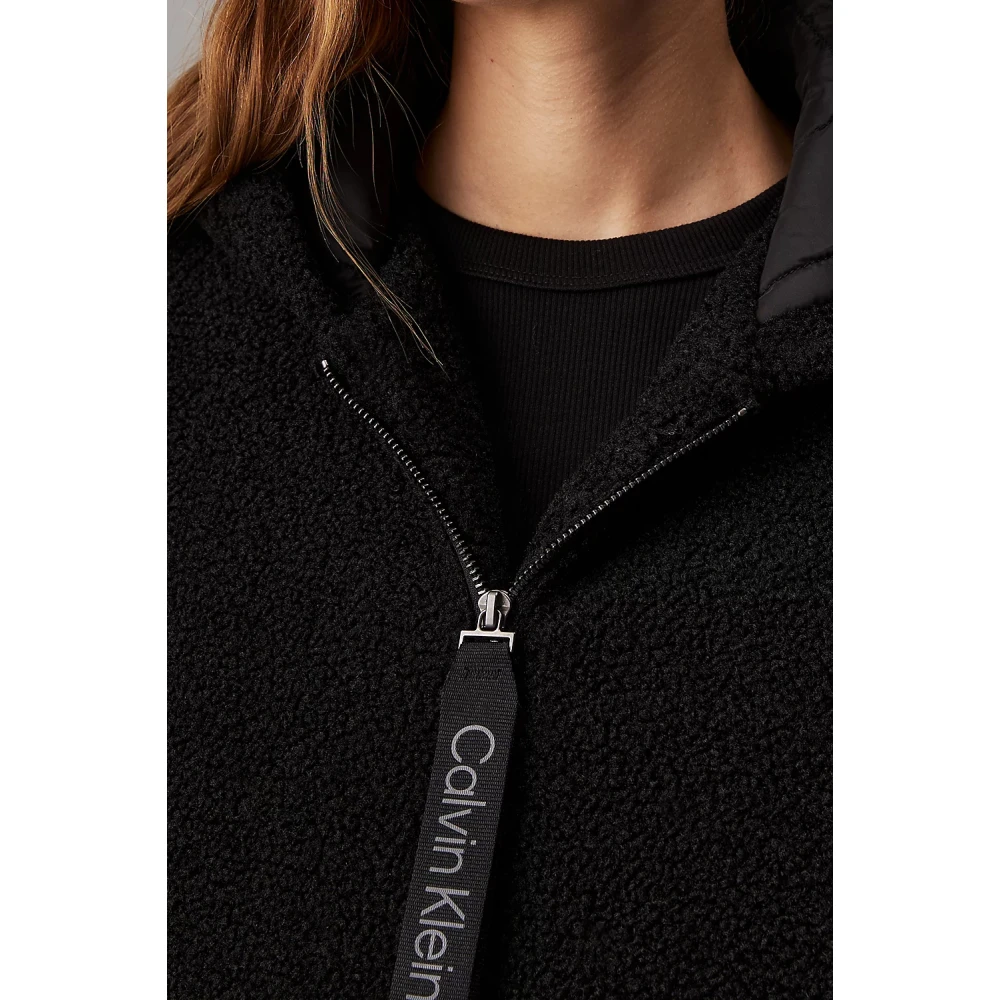 Calvin Klein Jeans Zwarte Jassen voor Mannen en Vrouwen Black Dames