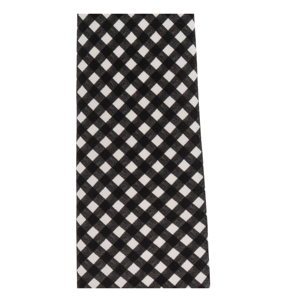 Moschino Zijden stropdas met print Black Heren