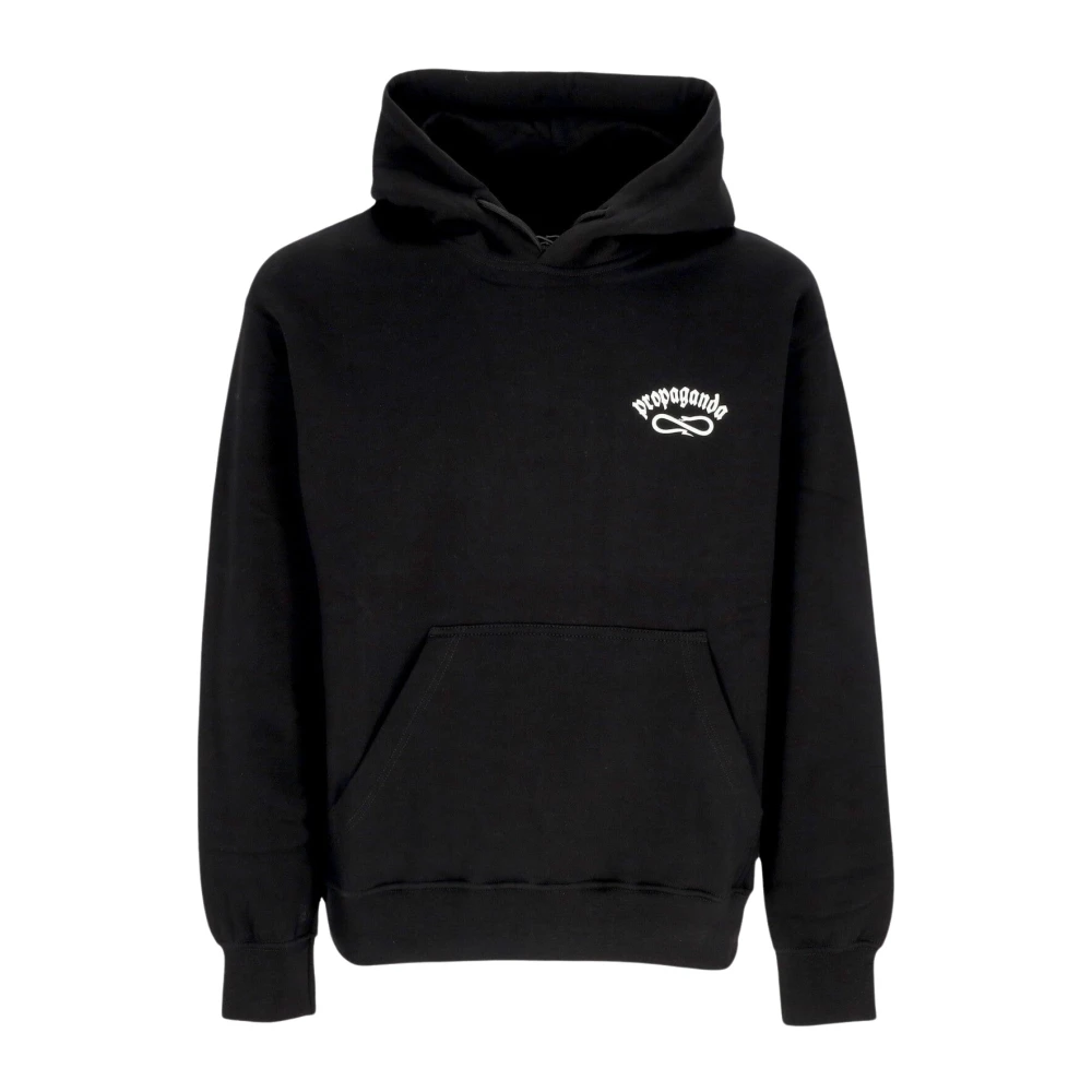 Propaganda Zwarte Harem Hoodie met Kangoeroezak Black Heren