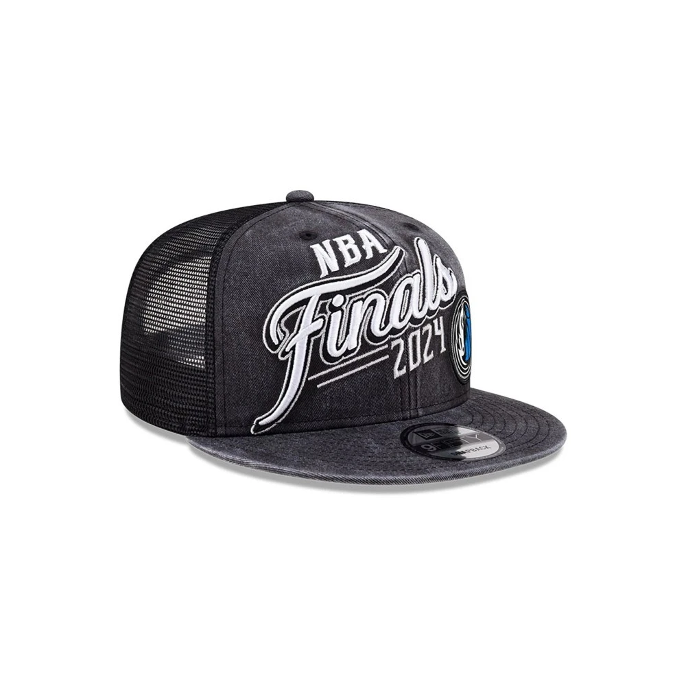 new era Zwarte versleten Mavericks Nba24 pet Gray Heren