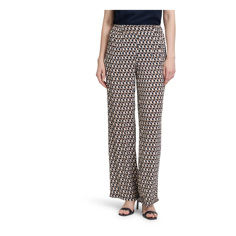 Betty Barclay Gedrukte relaxte pasvorm instapbroek Multicolor Dames