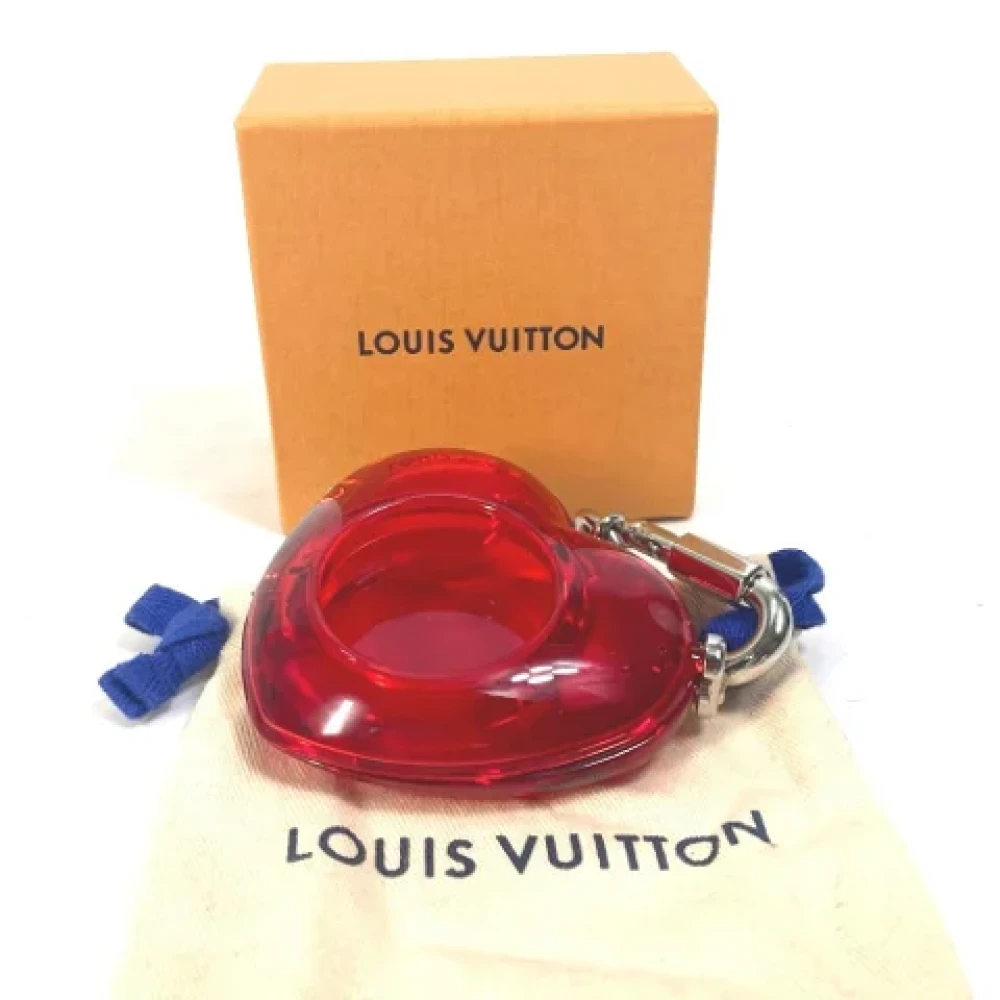 Louis Vuitton Vintage Pre-owned Plastic key-holders Red Dames