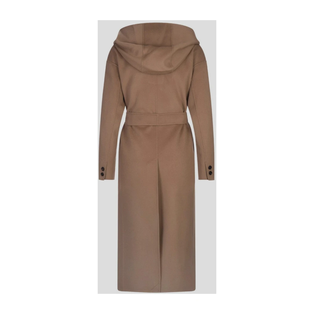 Max Mara Wollen Favola Jas Beige Dames