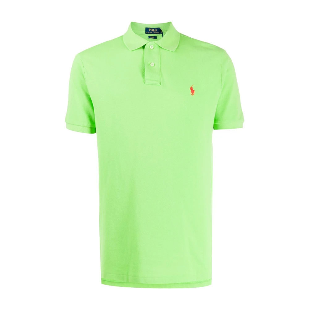 Ralph Lauren Men's Green Polo With Logo