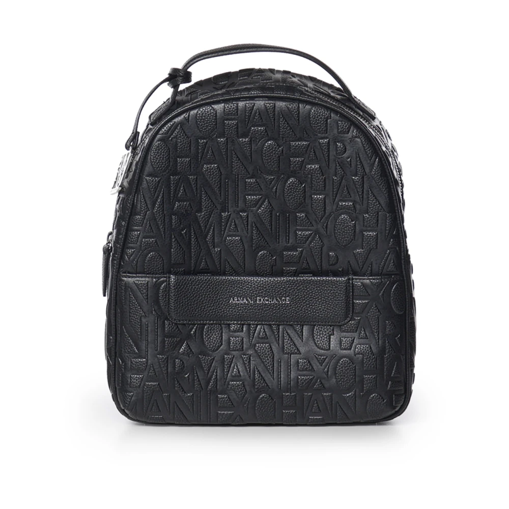 Armani Exchange Donna Nero - Zaino In Similpelle Granata - Bags - One Size