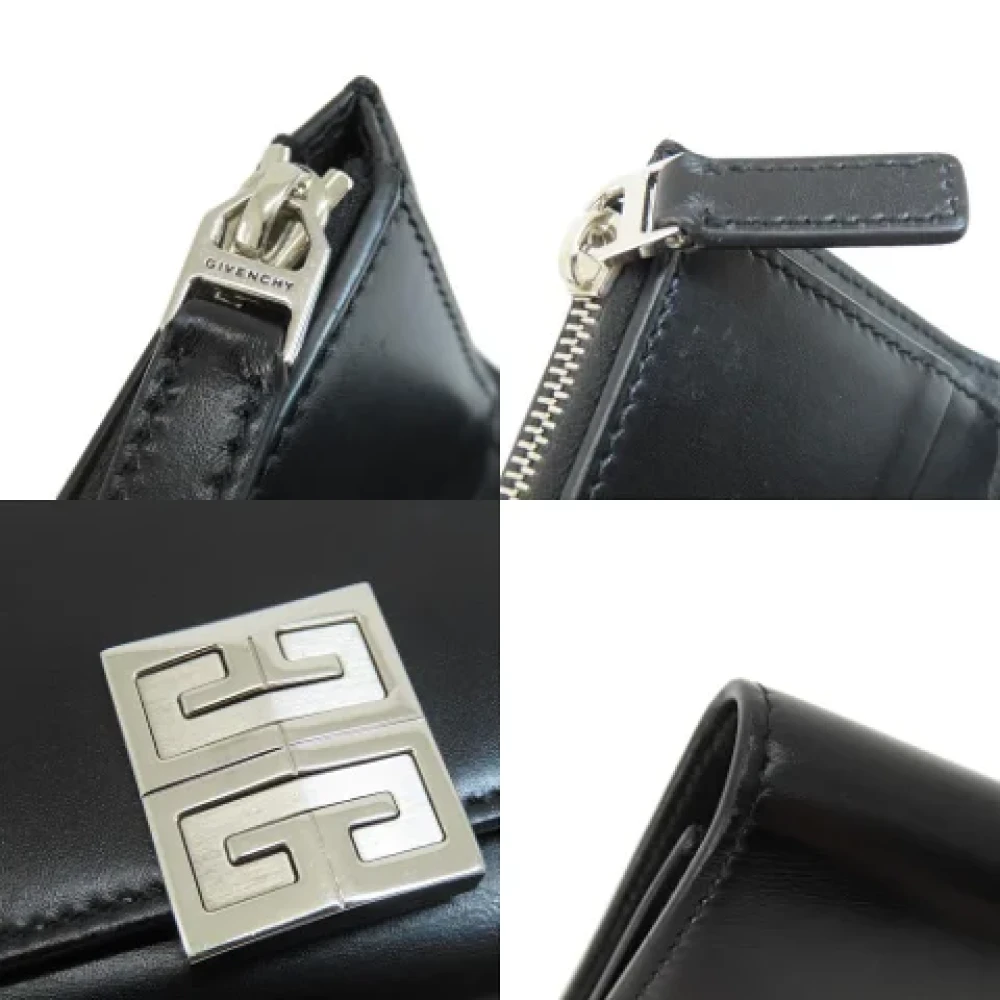 Givenchy Pre-owned Leather wallets Black Dames