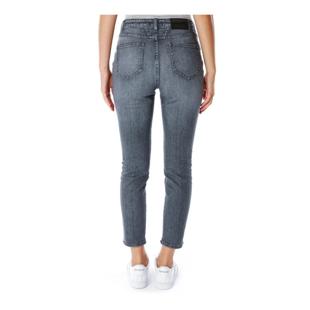 closed Highwaist Slim Fit Cropped Jeans Gray Dames