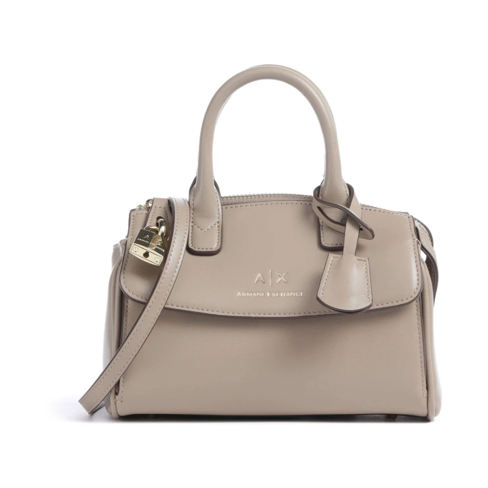 Armani Exchange Women's Beige Handbags, One Size, Jane S Handbag