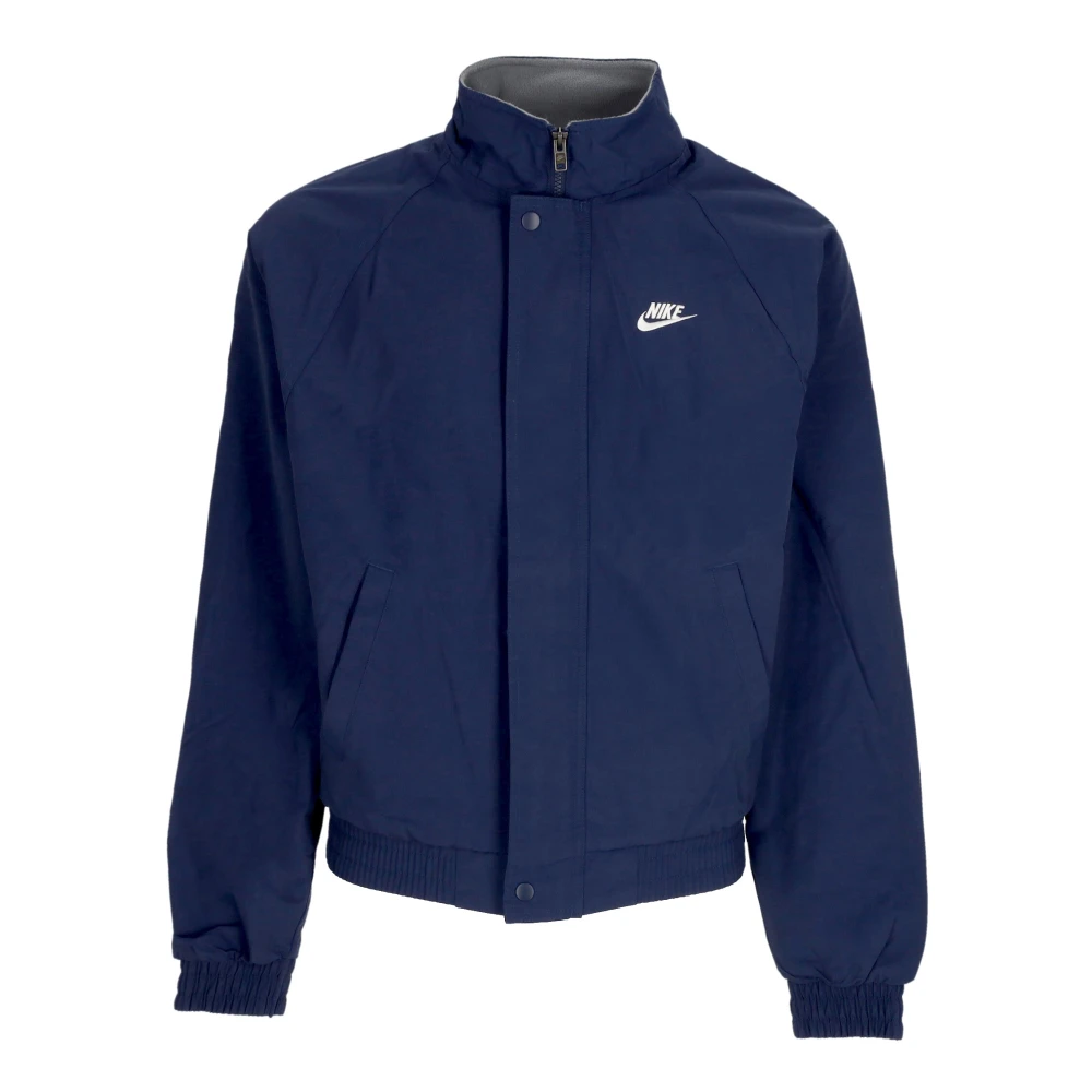 Nike Men's White Midnight Navy/ Water Repellent Jacket Club