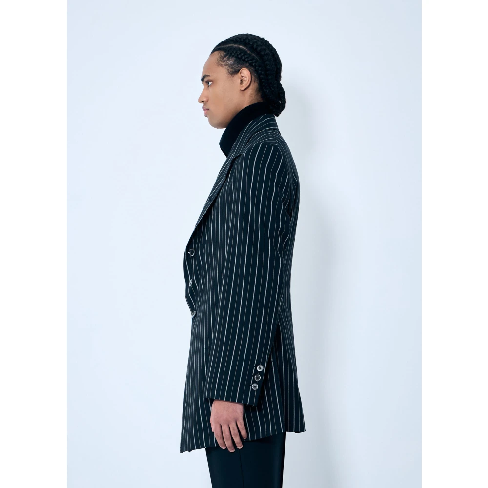 Vivienne Westwood Pinstripe Getailleerde Blazer Black Heren