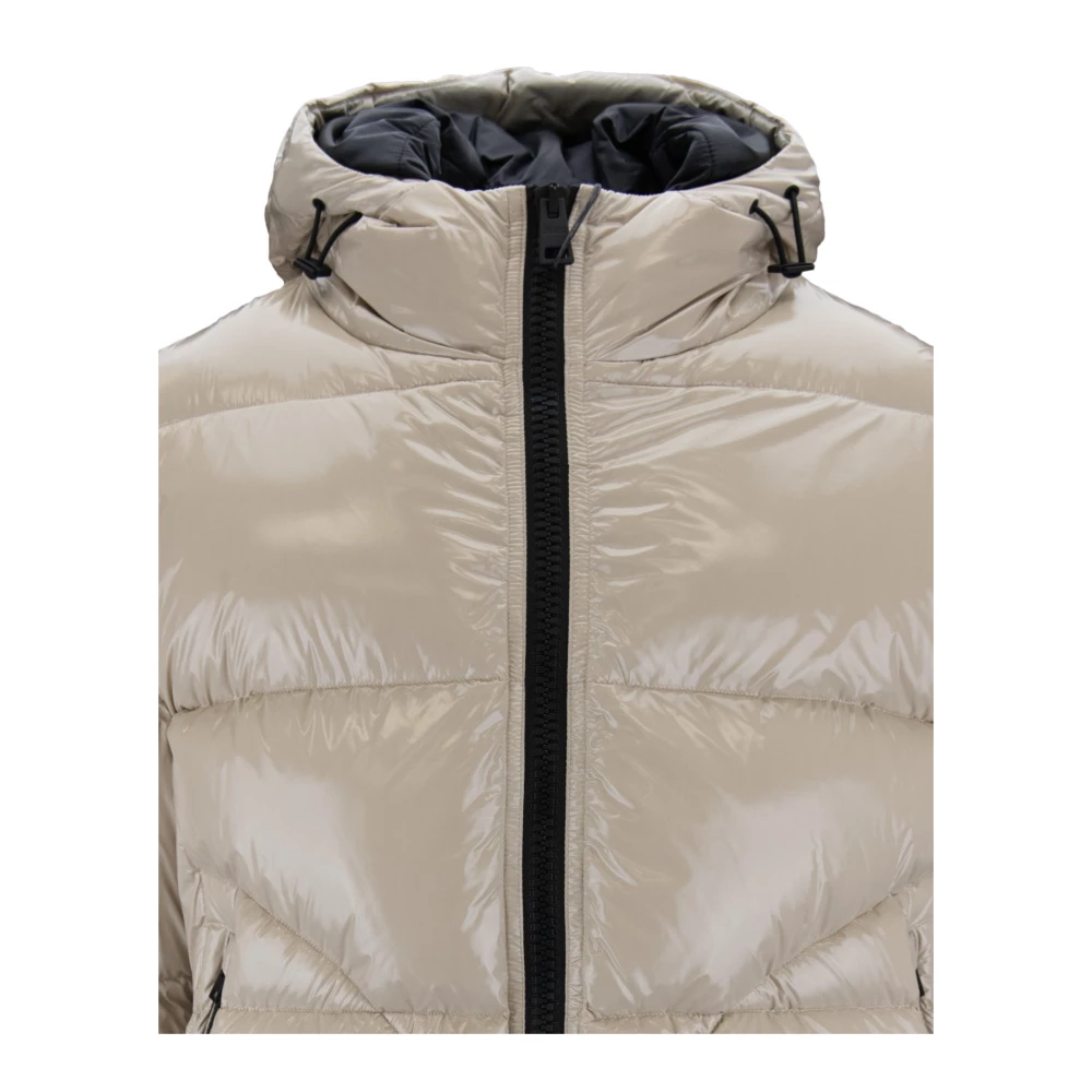 Herno Zip-Up Donsjack Beige Heren