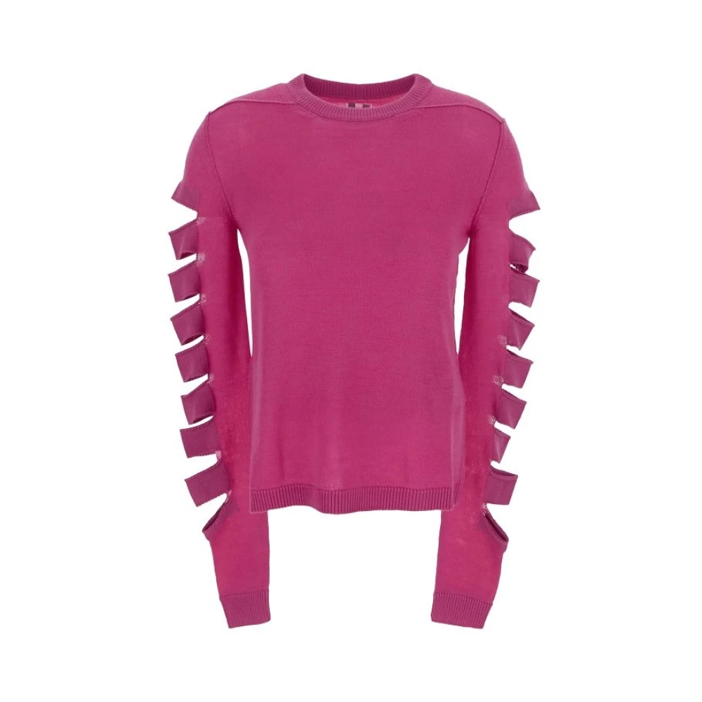 Rick Owens Stijlvolle Sweater voor Trendy Fashionistas Pink Dames