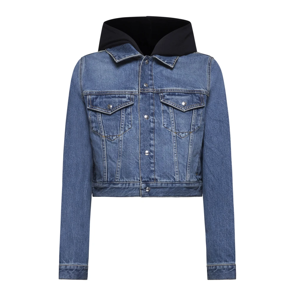 Alaïa Gewatteerde jas voor dames Blue Dames