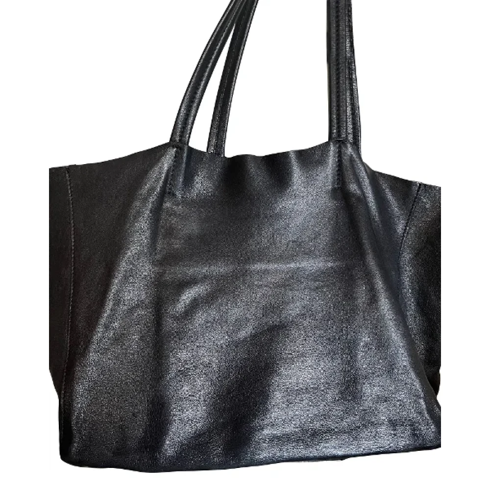 Celine Vintage Pre-owned Leather totes Black Dames