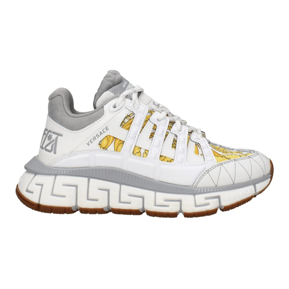 Versace Women's Multicolor Sneakers, 4 Uk, Fabric Athletic Trainers