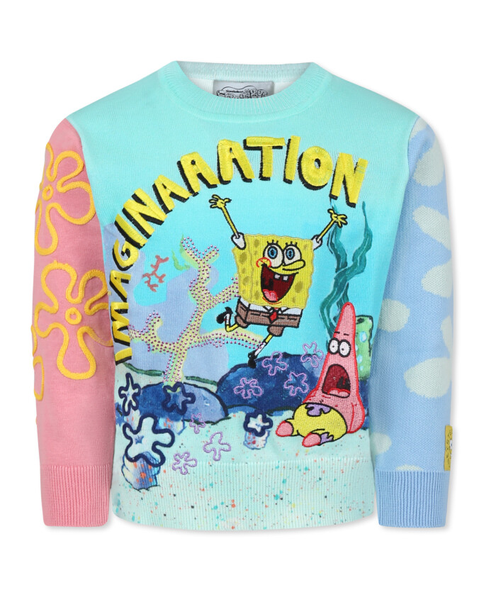 pull-en-coton-multicolore-spongebob