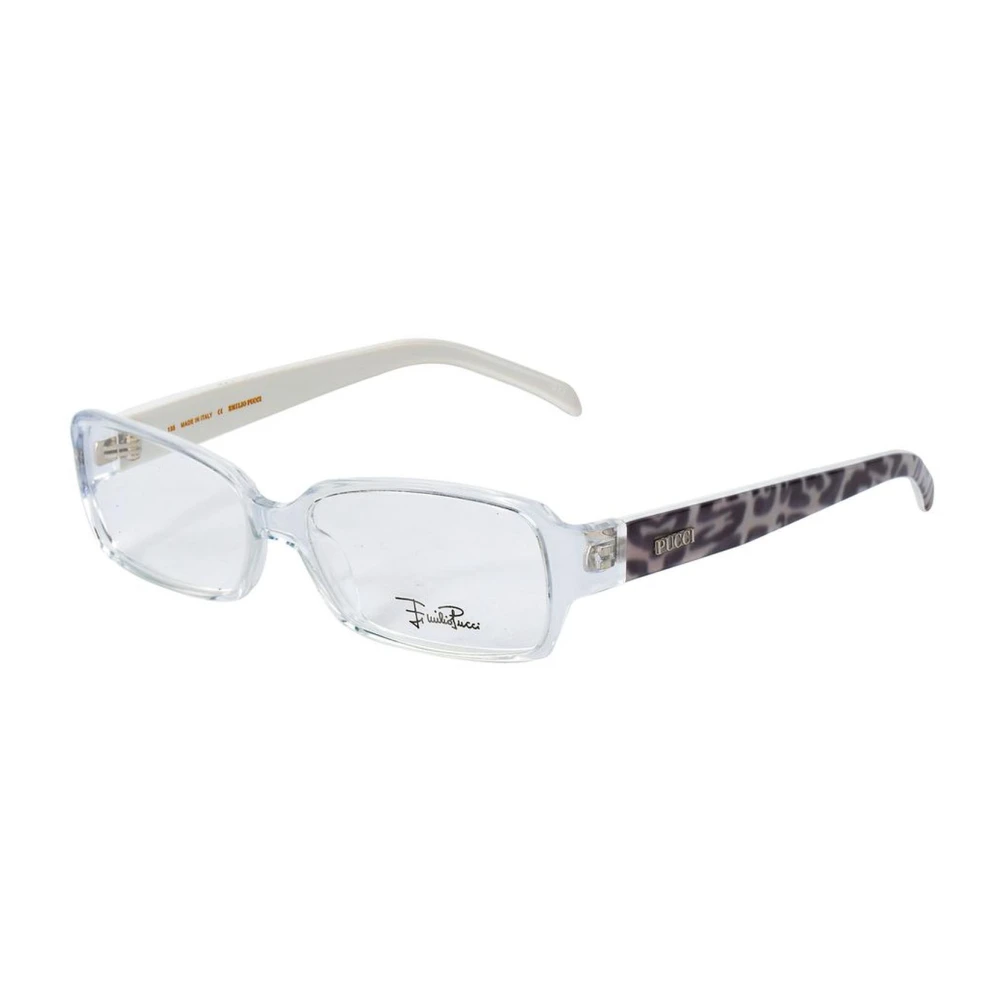 EMILIO PUCCI Transparante Kunststof Montuur Modebril Gray Dames