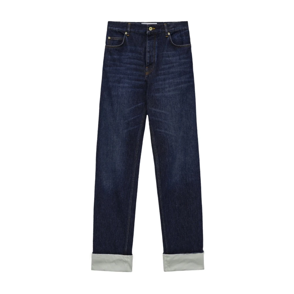 Loewe Visser Denim Jeans Blue Heren