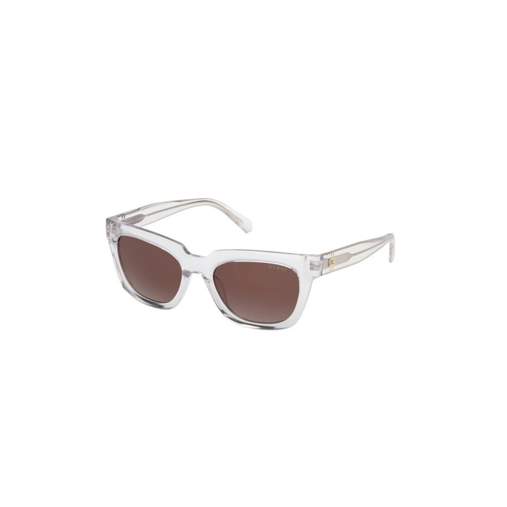Guess Men's Gray Sunglasses, 53 Mm, Square Plastic Sunglasses