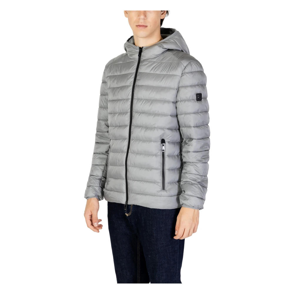 Gianni Lupo Grijze Rits Hoodie Jas Herfst Winter Gray Heren