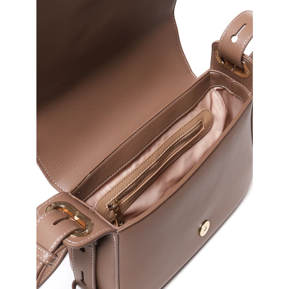 Love Moschino Beige Schoudertas Flap Sluiting Beige Dames