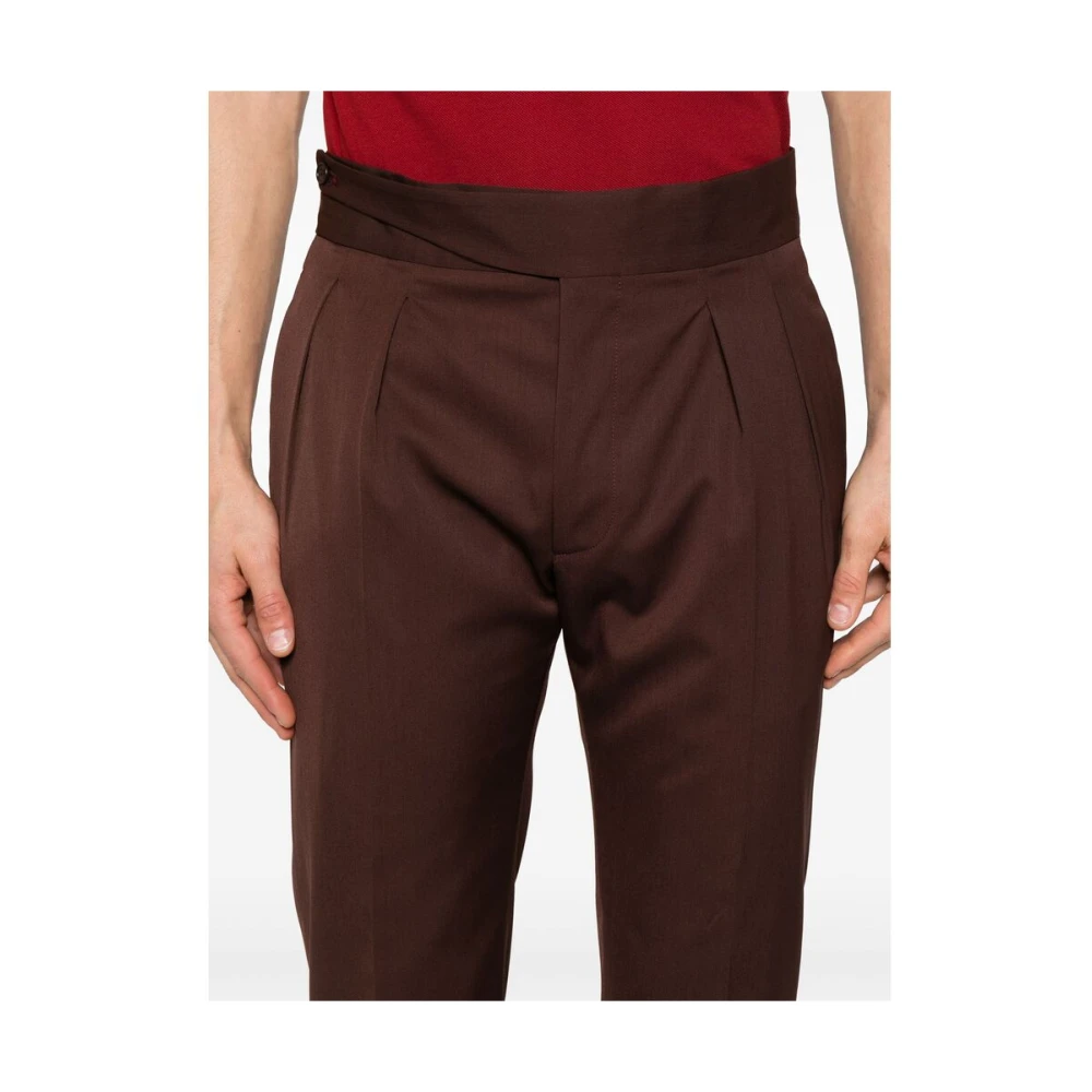 Tagliatore Broek Brown Heren