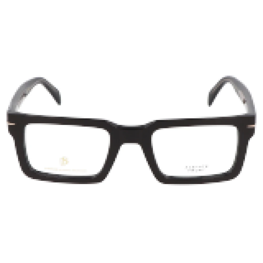 Eyewear by David Beckham Retro vierkante montuur bril Black Unisex