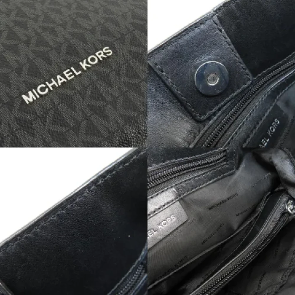 Michael Kors Pre-owned Canvas shoulder-bags Black Dames