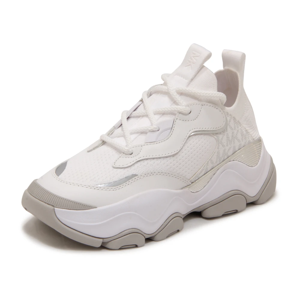 Michael Kors Atlas Knit Trainer Dames Schoenen Wit