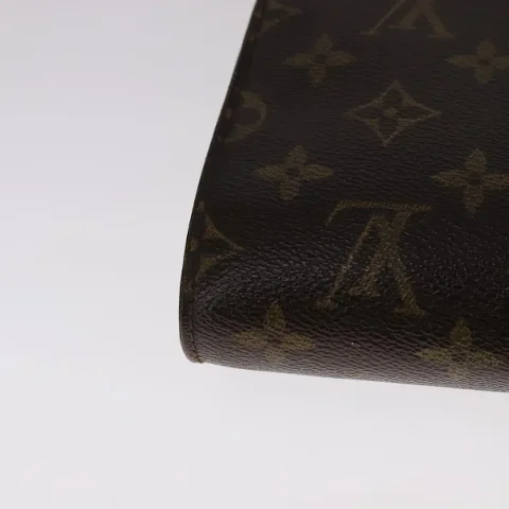 Louis Vuitton Vintage Pre-owned Canvas clutches Brown Dames