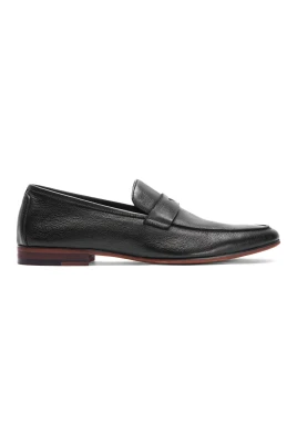 Svarta loafers för män