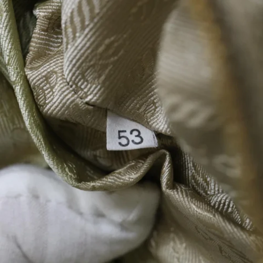 Prada Vintage Pre-owned Fabric prada-bags Beige Dames