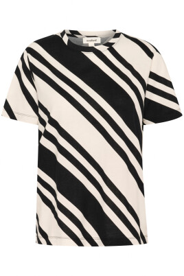 diagonal-print-tee-top-vit-svart